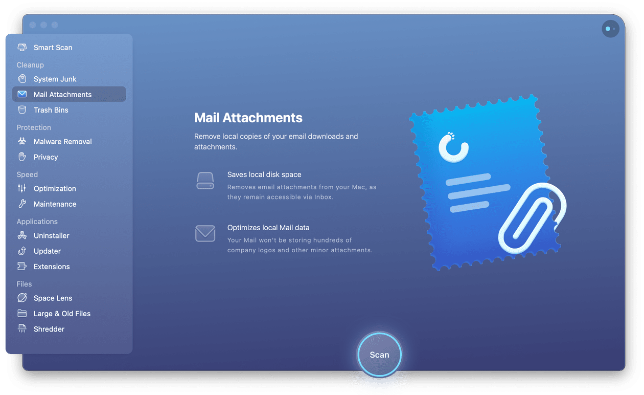 mac clean mail