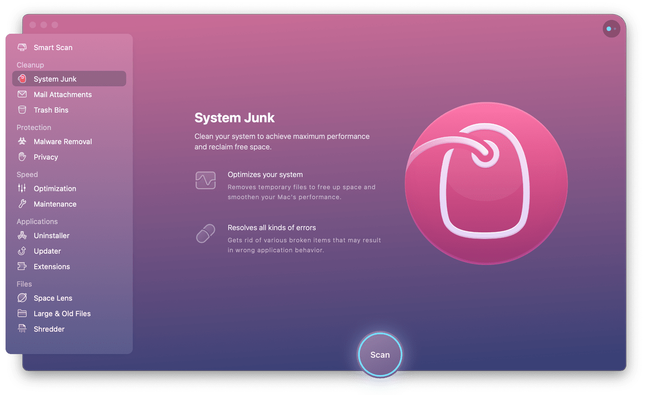 CleanMyMac X - System Junk