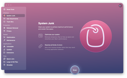 Cleanmymac X System Junk Module